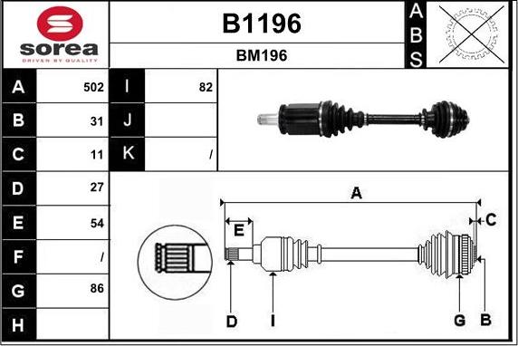 SNRA B1196 - Sürücü mili furqanavto.az