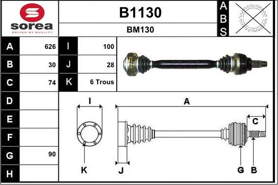 SNRA B1130 - Sürücü mili furqanavto.az