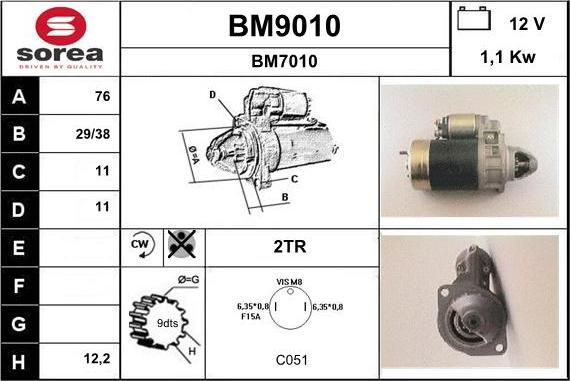 SNRA BM9010 - Başlanğıc furqanavto.az