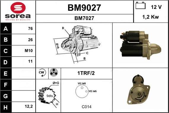 SNRA BM9027 - Başlanğıc furqanavto.az