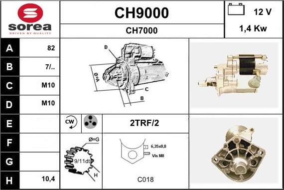 SNRA CH9000 - Başlanğıc furqanavto.az