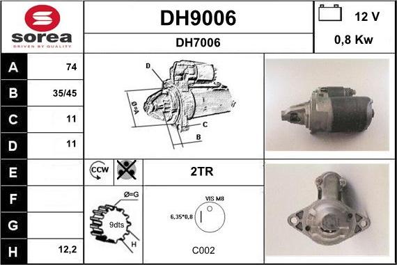 SNRA DH9006 - Başlanğıc furqanavto.az