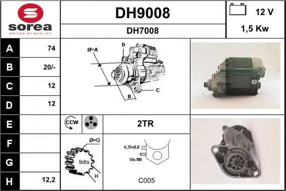 SNRA DH9008 - Başlanğıc furqanavto.az