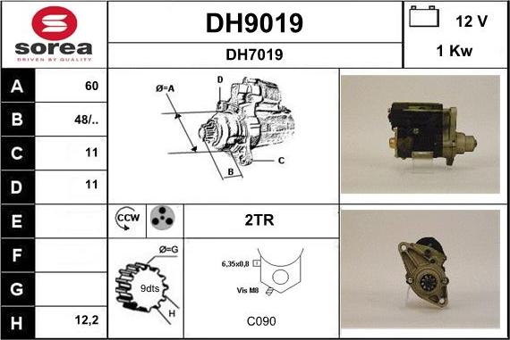 SNRA DH9019 - Başlanğıc furqanavto.az