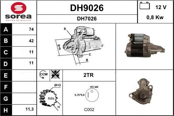 SNRA DH9026 - Başlanğıc furqanavto.az