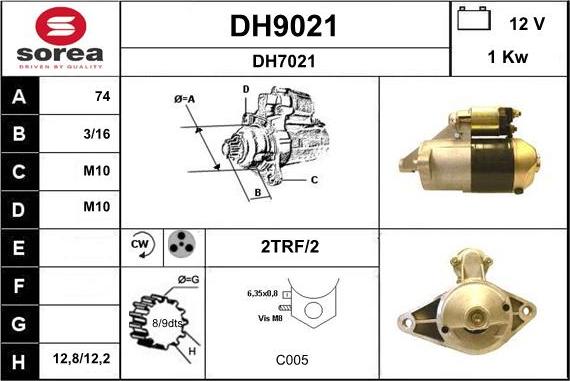 SNRA DH9021 - Başlanğıc furqanavto.az