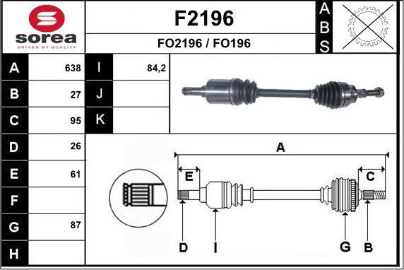 SNRA F2196 - Sürücü mili furqanavto.az