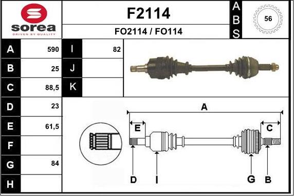 SNRA F2114 - Sürücü mili furqanavto.az