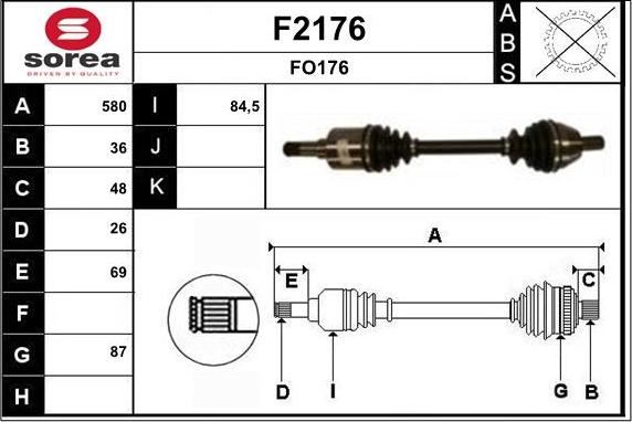 SNRA F2176 - Sürücü mili furqanavto.az