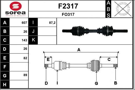 SNRA F2317 - Sürücü mili furqanavto.az