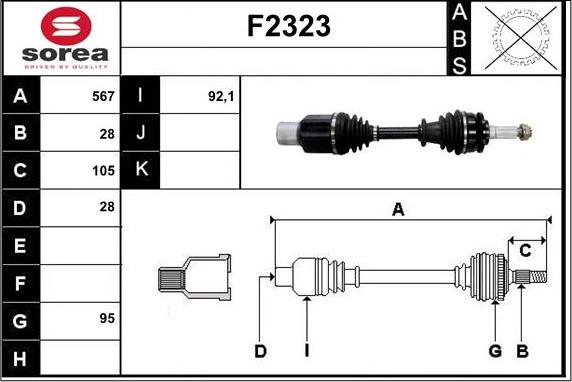 SNRA F2323 - Sürücü mili furqanavto.az