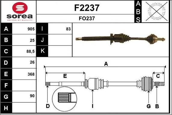 SNRA F2237 - Sürücü mili furqanavto.az