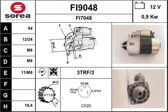 SNRA FI9048 - Başlanğıc furqanavto.az