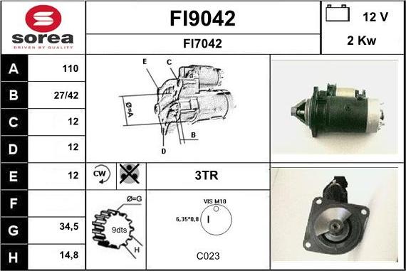 SNRA FI9042 - Başlanğıc furqanavto.az