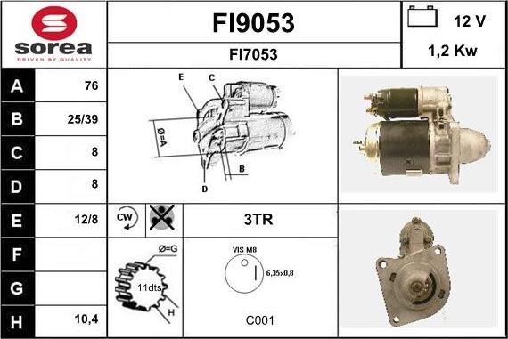 SNRA FI9053 - Başlanğıc furqanavto.az