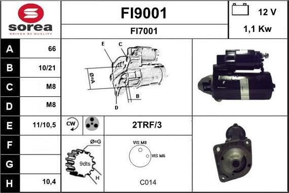 SNRA FI9001 - Başlanğıc furqanavto.az