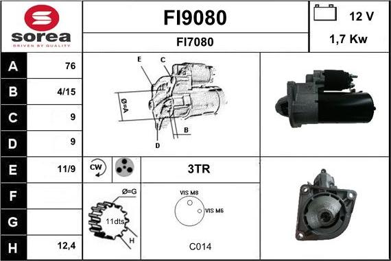 SNRA FI9080 - Başlanğıc furqanavto.az