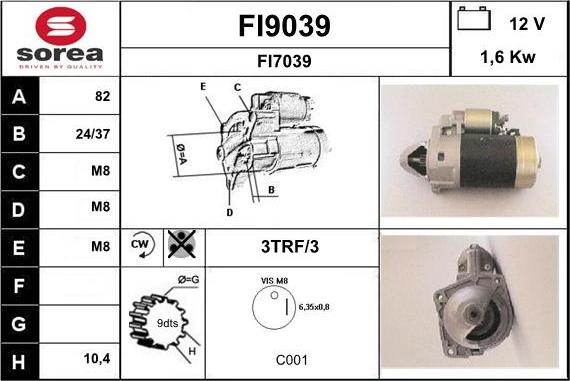 SNRA FI9039 - Başlanğıc furqanavto.az