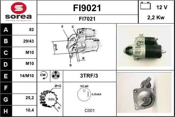 SNRA FI9021 - Başlanğıc furqanavto.az