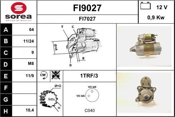 SNRA FI9027 - Başlanğıc furqanavto.az