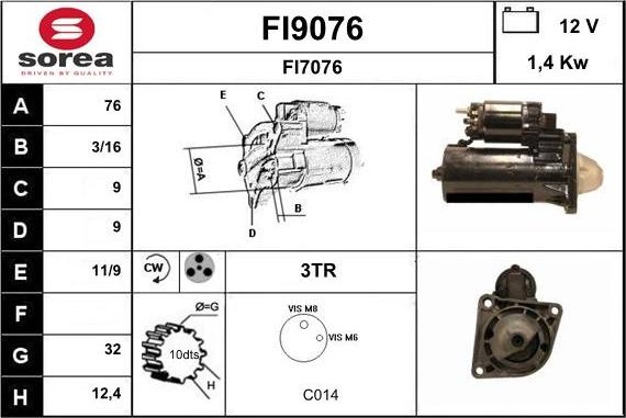 SNRA FI9076 - Başlanğıc furqanavto.az