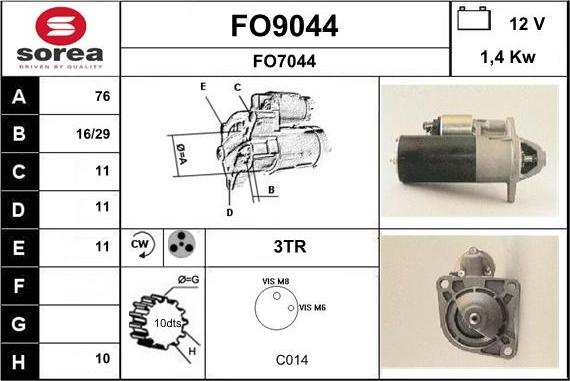 SNRA FO9044 - Başlanğıc furqanavto.az