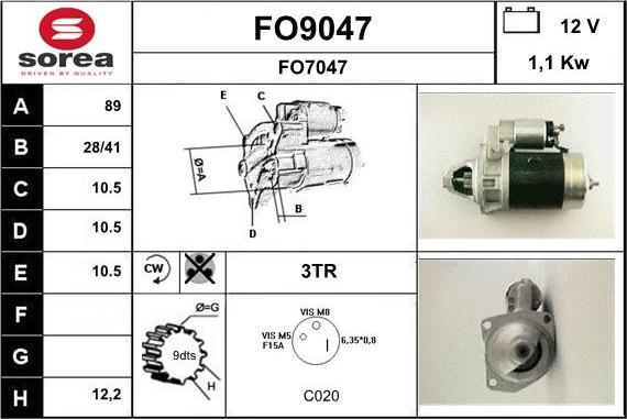 SNRA FO9047 - Başlanğıc furqanavto.az