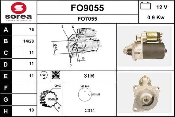 SNRA FO9055 - Başlanğıc furqanavto.az