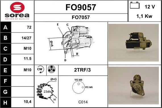 SNRA FO9057 - Başlanğıc furqanavto.az