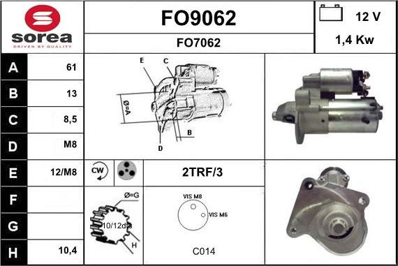 SNRA FO9062 - Başlanğıc furqanavto.az