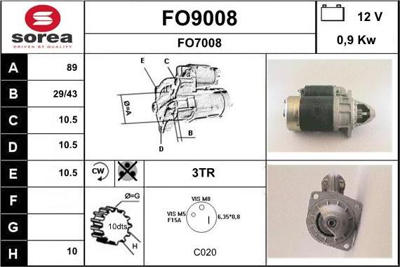 SNRA FO9008 - Başlanğıc furqanavto.az