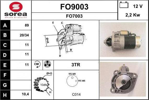 SNRA FO9003 - Başlanğıc furqanavto.az