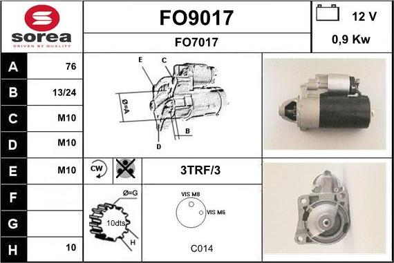 SNRA FO9017 - Başlanğıc furqanavto.az