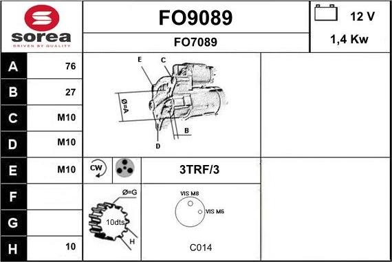 SNRA FO9089 - Başlanğıc furqanavto.az