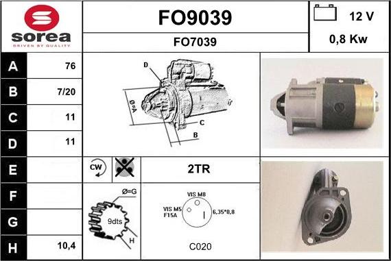 SNRA FO9039 - Başlanğıc furqanavto.az