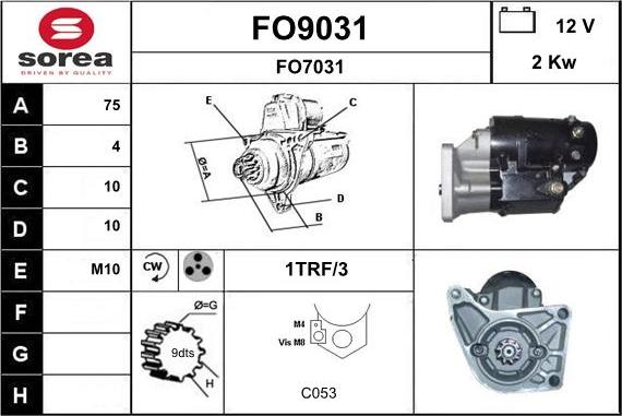 SNRA FO9031 - Başlanğıc furqanavto.az