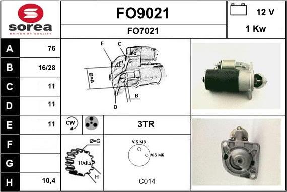 SNRA FO9021 - Başlanğıc furqanavto.az