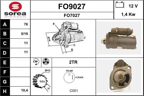 SNRA FO9027 - Başlanğıc furqanavto.az