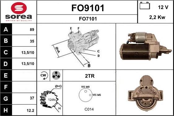 SNRA FO9101 - Başlanğıc furqanavto.az