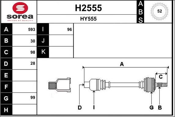 SNRA H2555 - Sürücü mili furqanavto.az