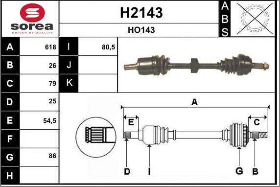 SNRA H2143 - Sürücü mili furqanavto.az