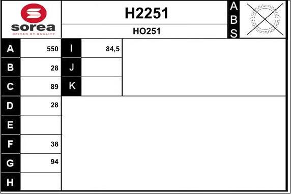 SNRA H2251 - Sürücü mili furqanavto.az