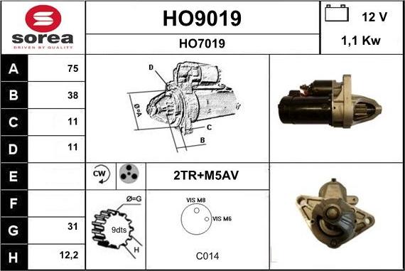 SNRA HO9019 - Başlanğıc furqanavto.az