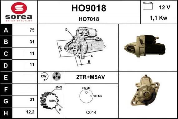 SNRA HO9018 - Başlanğıc furqanavto.az