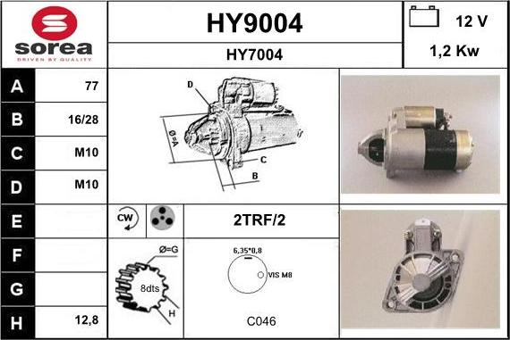 SNRA HY9004 - Başlanğıc furqanavto.az