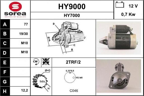 SNRA HY9000 - Başlanğıc furqanavto.az