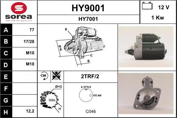 SNRA HY9001 - Başlanğıc furqanavto.az