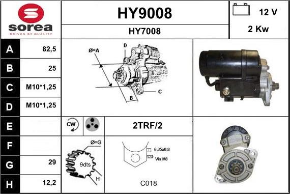 SNRA HY9008 - Başlanğıc furqanavto.az