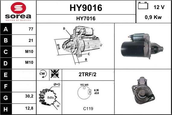 SNRA HY9016 - Başlanğıc furqanavto.az