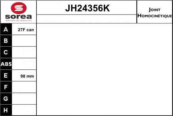 SNRA JH24356K - Birləşmə dəsti, ötürücü val furqanavto.az